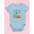 thumbnail image 3 of Cat And Surfboard Bodysuit Infant -Image by Shutterstock,  12 Months, 3 of 4