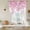 Pink, variant on Pink Eucalyptus Leaves Tie Up Curtains for Windows, Adjustable Balloon Window Shades, Spring Botanical Leaf Branches Kitchen Window Treatments Adjustable Roll Up Curtain for Basement/Nursery 52"x45"