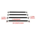 thumbnail image 2 of Kojem Weld On Suspension 4 Link Kit 3.25" Axle Triangulated Bar Rear Suspension Kit, 2 of 10