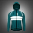 thumbnail image 3 of Packable Hooded Cycling Jacket for Running and Biking Lightweight Windproof Water Coat, 3 of 6