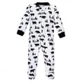 thumbnail image 3 of Hudson Baby Infant Boy Premium Quilted Zipper Sleep and Play, Bear Gray Black, 6-9 Months, 3 of 4