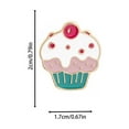 thumbnail image 2 of Stylish Enamel Brooch for Bags Jackets and Hats Adorable Themed Pin Set with Secure Clasp Design, 2 of 5
