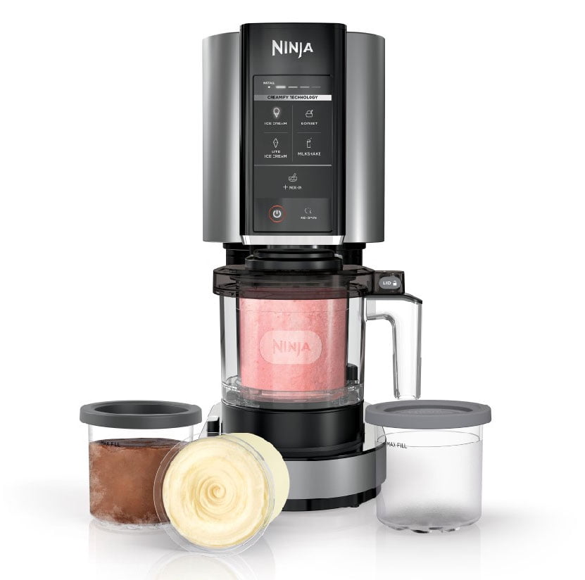 Ninja™ CREAMi™ Ice Cream Maker, 5 One-Touch Programs, with 4 Pints Included, Walmart Exclusive