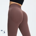 thumbnail image 4 of Pantalones de fitness ajustados para mujer, pantalones de cintura alta con efecto levantamiento de cadera, pantalones de yoga para deportes al aire libre, pantalones de yoga de secado rápido, 4 of 6