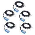thumbnail image 4 of Sensor de proximidad magnético, 5 piezas, 2 cables, interruptor magnético normalmente abierto, sensor de proximidad de cable, rendimiento finamente sintonizado, 4 of 12