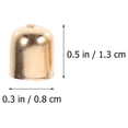 thumbnail image 2 of 100 Pcs Embout à Franges en Daim Perles Métalliques, 2 of 4