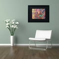 thumbnail image 3 of Trademark Fine Art "Friends" Canvas Art by Josh Byer, Black Matte, Black Frame, 3 of 4