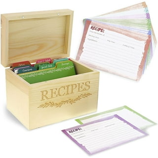 25Pcs Recipe Card Dividers Kitchen Recipe Cards Convenient Recipe Box  Dividers Cookbook Cards 