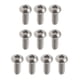 thumbnail image 1 of Tornillos de titanio pulido M3 Tornillos de cabeza hueca Allen, Cantidad de 10 piezas, M3 x M3 x 12 mm, 1 of 9