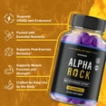 thumbnail image 2 of Alpha Rock Gummies – AlphaRock Gummy Natural Blend Advanced Formula for Active Lifestyle, 5 Pack, 300 Gummies, 2 of 7