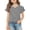 #A15-Gray, variant on Girls Top 10-12 Crewneck Polka Dot Toddler T-Shirt Summer Double Layer Ruffle Short Sleeve Toddler Girls T-Shirts Fashion Cotton Tee Tops Girls