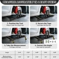 thumbnail image 4 of SLUMLOVE Wheel Alignment Tool with 2 Measuring Tapes, Upgraded Automotive Toe Alignment Tool for Home Use, Compatible with More Vehicle Models, Black, Toe Plates, 4 of 8