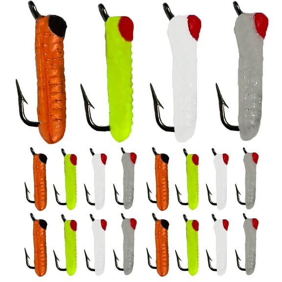 Delong Lures - 20pk Corn Borer Soft Plastic Wax Worm
