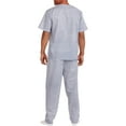Fruit of the Loom Men's and Big Men's Short Sleeve, Long Leg Pajama Set
