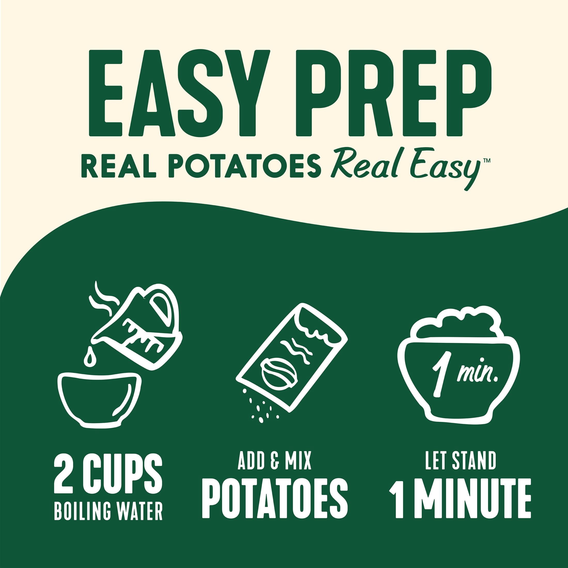 (8 pack) Idahoan Roasted Garlic Mashed Potatoes, 4 oz Pouch