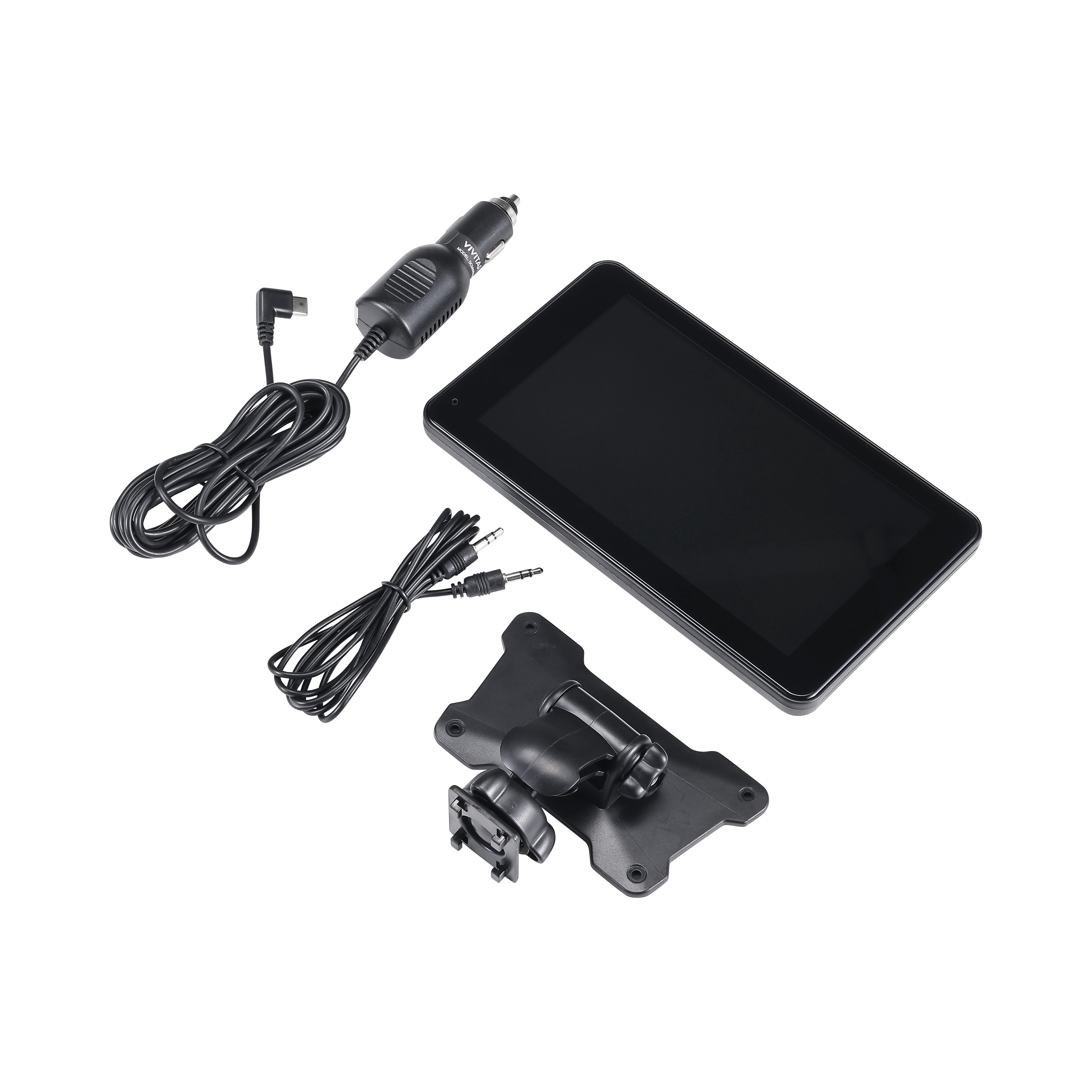 Vivitar 7-Inch In-Car Display with Touchscreen, Mirror Link, Voice Control, Navigation, Apps, Black