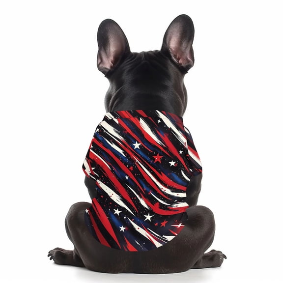 Dog Shirt, Lightweight Pet Clothes and Breathable Doggy Tee for Independence Day, Patriotic Apparel for Small to Extra Large Dogs, Multiple Colors and Sizes XS-5XL, 1pc