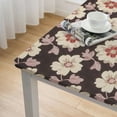 thumbnail image 4 of BANET Table Cloth - Dusky Pink Pop of Flowers Washable Microfiber Tablecloth Decorative Table Covers for Holiday Party Kitchen Dinning white, 4 of 7