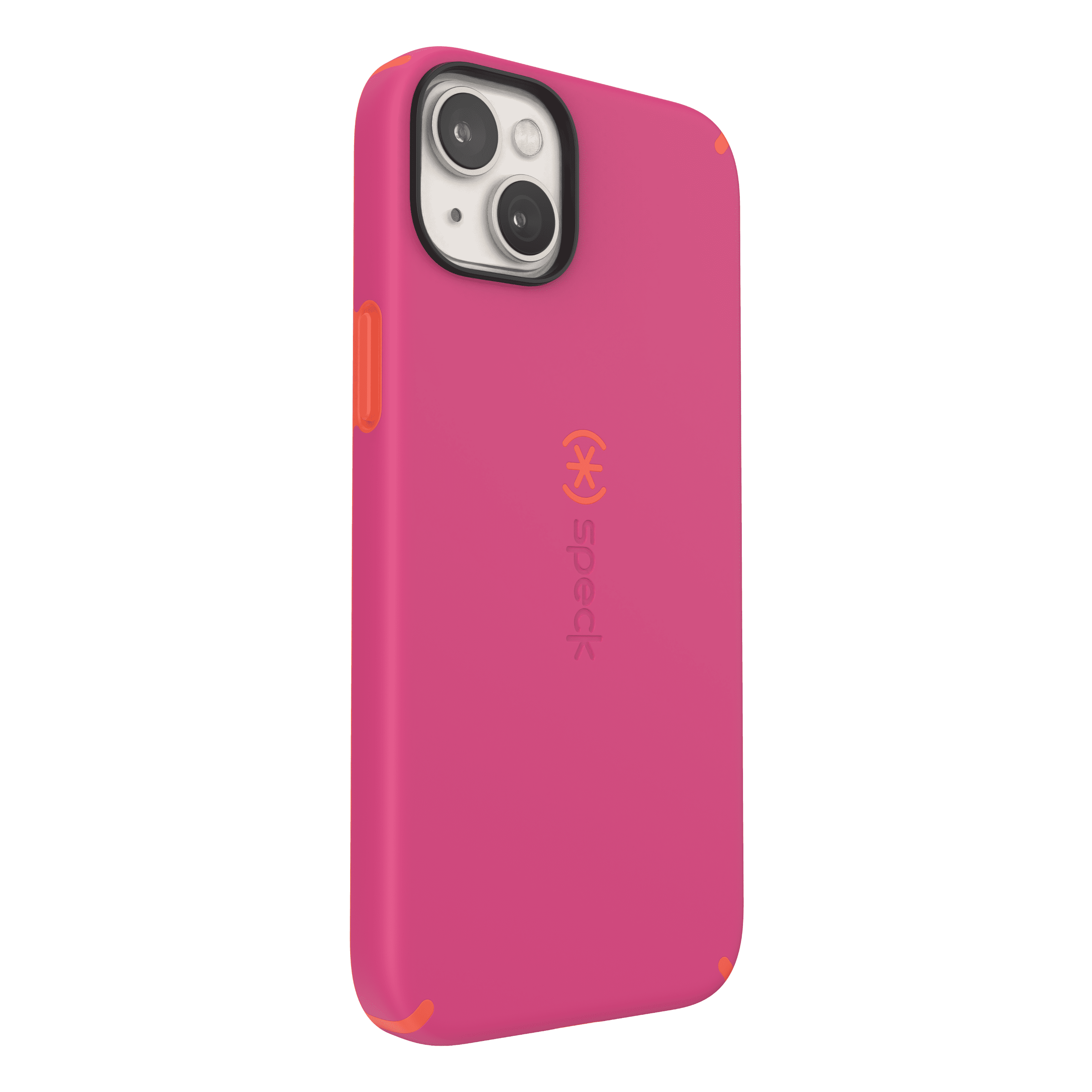 Speck iPhone 14 Plus CandyShell Pro with MagSafe Case in Digital Pink and Energy Red