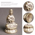 thumbnail image 4 of ColoMX Brass Songzi Guan Yin Ornament Desktop Decor Craft Ornament Decoración del hogar, 4 of 7
