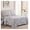 Elwood, variant on Ultra Soft Silky Deep Pocket Rich Printed Bedding Rayon Derived from Bamboo All Season 6 Pieces Sheet Set with 4 Pillowcases, Simplify Modern Geometric Pattern King Size