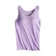 thumbnail image 2 of Camisola de manga corta para mujer con almohadilla para el pecho, sin aros de acero, ropa interior para yoga, pijamas deportivos para mujer, 2 of 6