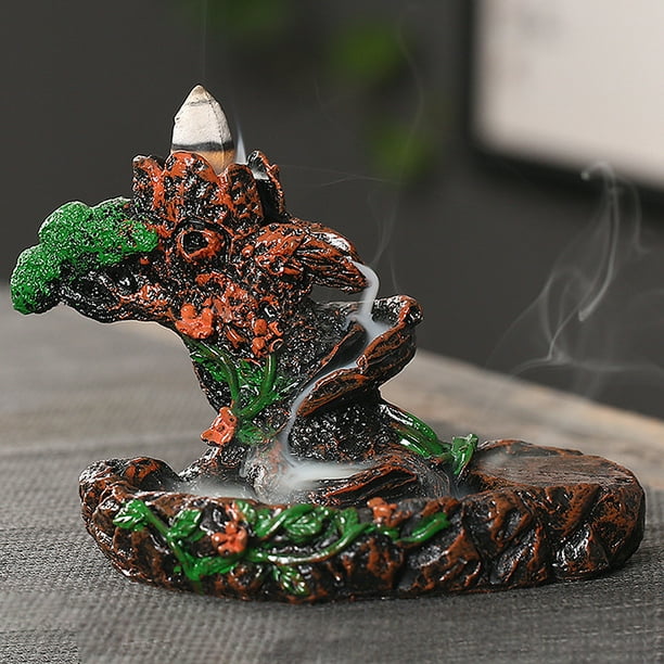 Ludlz Backflow Incense Holder Waterfall Incense Burner