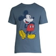 thumbnail image 2 of Mickey Mouse Men's & Big Men's Classic Mickey Graphic Tee Shirt, Sizes S-3XL, Disney Mens T-Shirts, 2 of 4