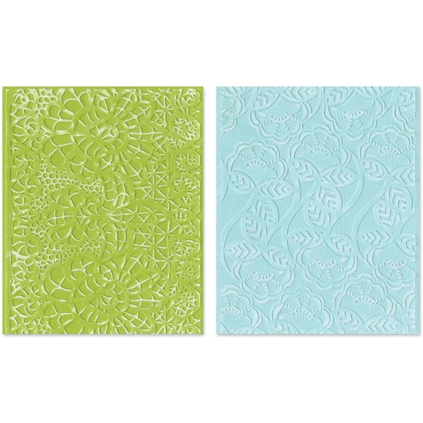 Sizzix Textured Impressions A2 Embossing Folders 2/PkgBohemian Lace