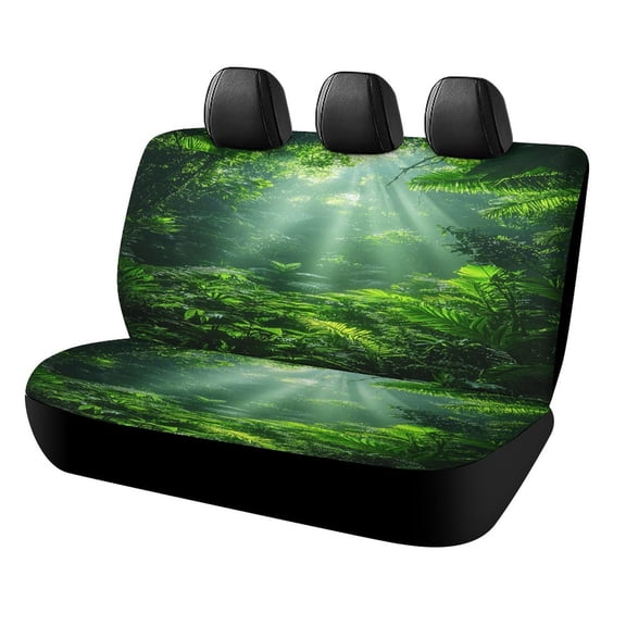 Forest Car Rear Seat Cover, Suitable for Automobiles SUV、 General Motors Back Seat Protectors for Cars, Trucks