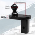 thumbnail image 2 of NIXFACE 4" Offset Gooseneck Ball Extender,Gooseneck Hitch,2-5/16'" Diameter, 20,000 lbs, 2 of 5
