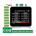 thumbnail image 4 of 9 In1 Air Quality Monitor Meter Carbon Dioxide Detector TVOC HCHO PM2.5 PM1.0 PM10 Temperature Humi, 4 of 5