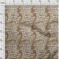 thumbnail image 2 of oneOone Cotton Silk Fabric Triangle Geometric Printed Craft Fabric BTY 42 Inch Wide, 2 of 5
