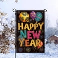 thumbnail image 6 of Eespoir 2026 Garden Flag, Home Garden Party Decoration, Seasonal Yard Flag, for Front Yard, Garden Pole, Patio, Spring, Summer, Fall, Winter, Welcome Sign(Black), 6 of 6