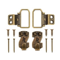 HangZ 11050 Flat Mount 2-Hole D-Ring Picture Hanger Kit 50lb