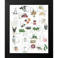 thumbnail image 2 of Price, Lucille 12x14 Black Modern Framed Museum Art Print Titled - Farm Alphabet, 2 of 5