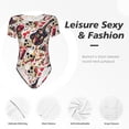 thumbnail image 4 of Disketp T-Shirt Ajusté à Manches Courtes pour Femmes, Col Rond, Basique et Décontracté, Grande Taille, 4 of 7