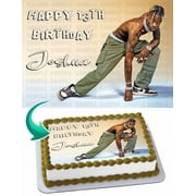 Travis Scott Edible Cake Image Topper Personalized Picture 1/4 Sheet (8"x10.5")