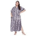thumbnail image 1 of Oussum Robe Caftan Boutonnée pour Femme Longue Ajustable d'Été Maxi avec Poche, 1 of 7