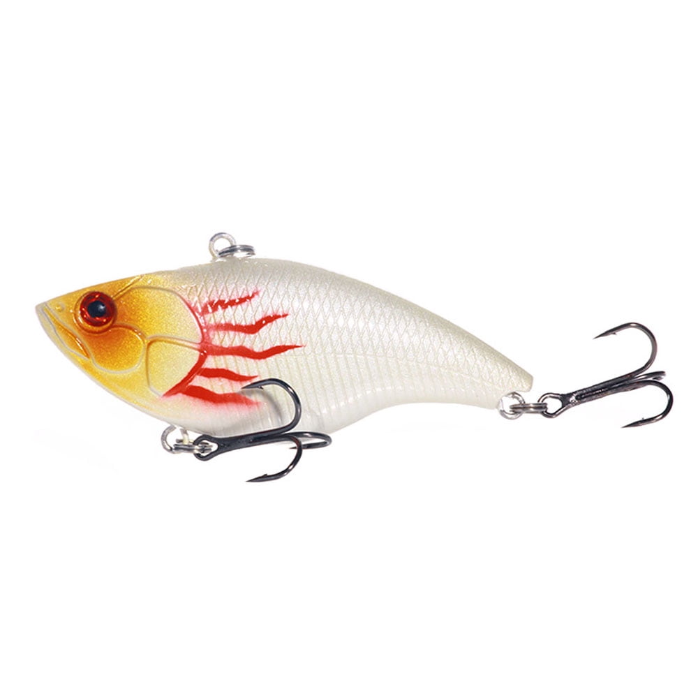 HENGJIA Fishing Lures, 10PCS Minnow VIB Hard Baits Lipless Crankbaits Long Casting Sinking Fishing Lures for Saltwater Freshwater Bass, Redfish, Trout, Walleye