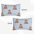 thumbnail image 2 of Sikiie Playful Walrus Wonders Print Plush Pillow Cover, Wrinkle-proof and Stain-resistant Pillow Protector without Pillow Core, Home Decoration-20"x30", 2 of 6
