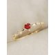 thumbnail image 1 of 1 PC Fashion Cubic Zirconia Heart Ring For Women For Valentine's Day Gift Wedding Anniversary Party Jewelry, 1 of 5