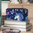 thumbnail image 6 of PhooArto Pencil Case, Butterflies Unicorn Patterns Large Capacity Pencil Pouch Stationery Pen Bag, 6 of 7