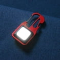 thumbnail image 1 of Mini Luz LED Llavero Luces de camping portátiles ligeras Llavero COB de 4 engranajes IPX4 Impermeable Rojo Likrtyny Para estrenar, 1 of 9