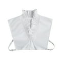 thumbnail image 5 of HOYUFEI Playful and Cute White Cotton Petal Fake Collar - Detachable Dickey Blouse, 5 of 9