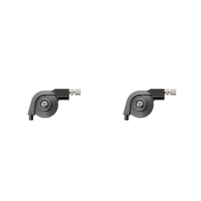 Toystoory Convertidor de de freno en V para bicicleta, dispositivo de tensión antirotura, procesamiento CNC, adaptador de tensión Negro 2piezas