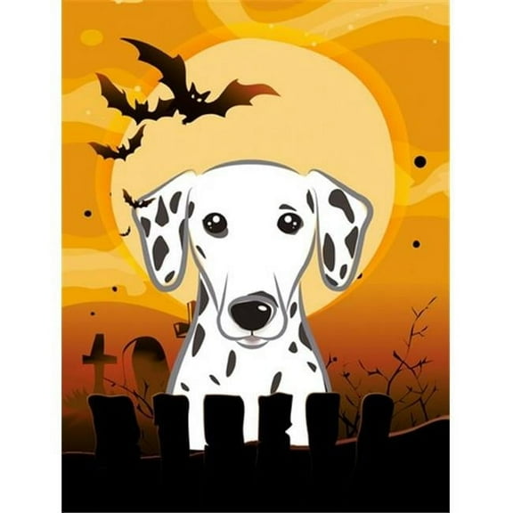 Carolines Treasures BB1768GF Halloween Dalmatian Flag Garden Size