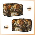 thumbnail image 3 of Honeii Modern Floral Guinea Pig Print 2 slice Toaster Cover, Two Slice Toaster Dust-proof Cover For Kitchen Small Appliance and Fingerprint Protection, 3 of 7