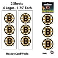 thumbnail image 1 of Boston Bruins Autocollants Logo 1,75 Po Décalcomanie (Lot de 2 Feuilles), 1 of 1