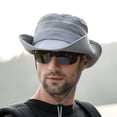 thumbnail image 4 of HLONK Chapeau de Soleil pour Hommes Chapeau de Pêche Randonnée Large Bord Protection UV, 4 of 4